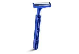 Twin Blade Razor with Lube Strip Long Handle - Pack of 10 - Model 75-0017