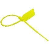 FIRE Extinguisher Security Suitcase TAG Ties Tamper Seals x 25 Medical Retail Council School Office Landlord Factory (Yellow)