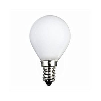 10 x G45 Golf Ball 40 Watt SES/E14 Small Edison Screw in Opal (White/Soft) Finish Double Life: 2,000 Hours by EVERBRIGHTPLUS [Energy Class E]