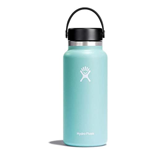 32 oz Wide Mouth with Flex Cap Stainless Steel Reusable Water Bottle Dew - Vacuum Insulated, Dishwasher Safe, BPA-Free, Non-Toxic