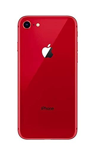 Apple iPhone 8 Replacement Back Glass Cover Back Battery Door w/Pre-Installed Adhesive,Best Version Apple iPhone 8 All Models OEM Replacement (Red)