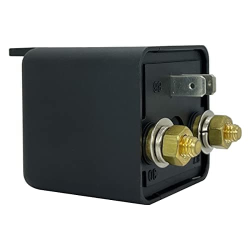 iRhapsody 12V DC 120A 4-Pin Heavy Duty Relay/Split Charge Relay Switch, 4-Terminal, Copper Alloy Contacts, Normally Open