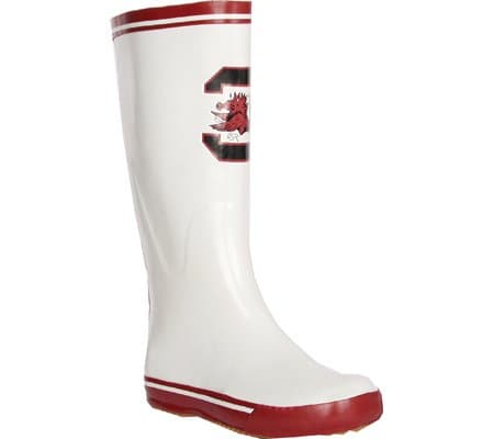 NCAA Women's Boot Size: 8, NCAA Team: South Carolina Centered Print
