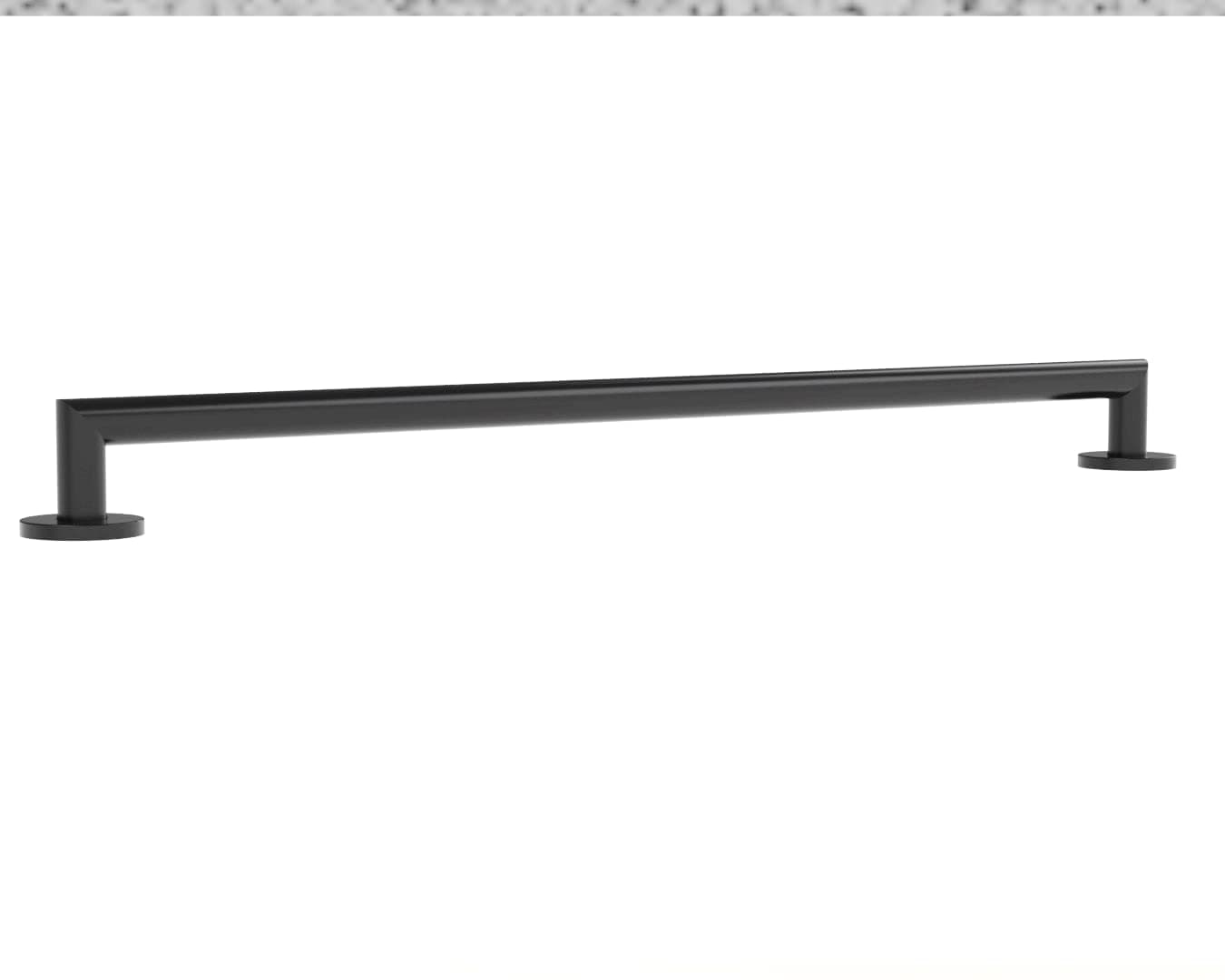 36" Modern Straight Grab Bar in Matte Black