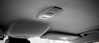 GoldWheel Auto Headliner Fabric Mesh Type 60inx24in with Foam Backing Interior Replacement Headliner Material Car Roof Upholstery Fabric for All Vehicles RV Boat Home DIY, Silver