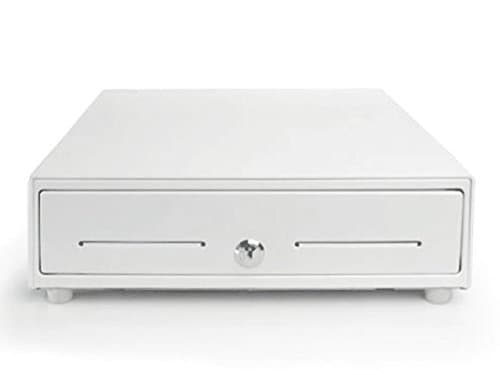 Star Micronics 37965590 Cash Drawer, 16" x 16", Printer Driven, 5 Bill 8 Coin, 2 Media Slots, Cable Included, White