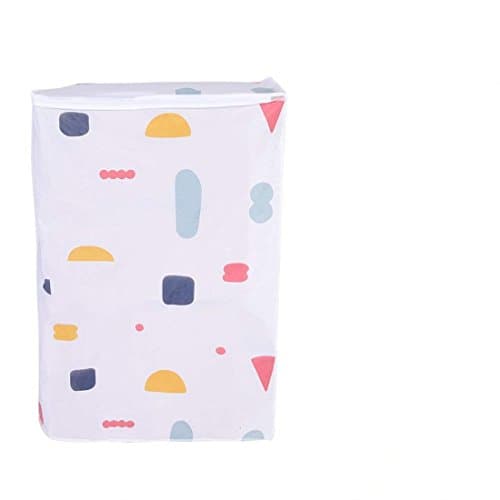 Yosoo Dust Proof Roller Washing Machine Top Covers, Waterproof Washer/Dryer Cover Protective Dust Storage Bag, Top Load (22.44 x 22.44 x 34.65in)