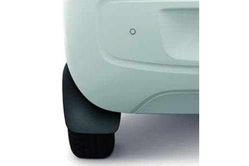 VW Front Mudflaps Black Up! Set of 2 - 1S0075111