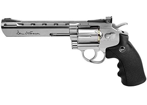 6" CO2 BB Revolver, Silver air Pistol