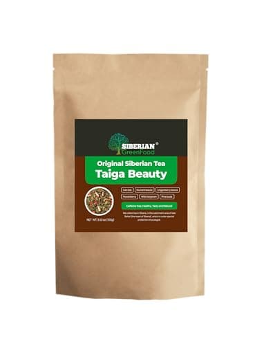 Taiga Beauty, Natural Tea drink based on ivan tea, Premium quality (100gr / 3.5oz, Taiga Beauty)