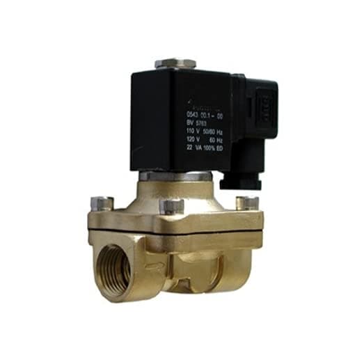 StcValve 2W200-3/4-3-D, 2W200 2 Way Brass Solenoid Valve (Pack of 2 pcs)