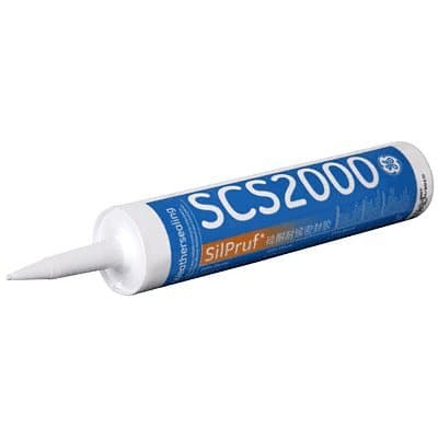 GE SilPruf SCS2003 Silicone Sealant - Black