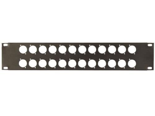 19 inch blank panel 24 XLR ports 2U