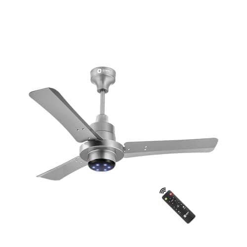 Orient Electric I Tome Pro 900 mm BLDC Ceiling Fan with Remote | BEE 5-star rated Energy Saving Fan | 3-year warranty by Orient | (Space Grey)