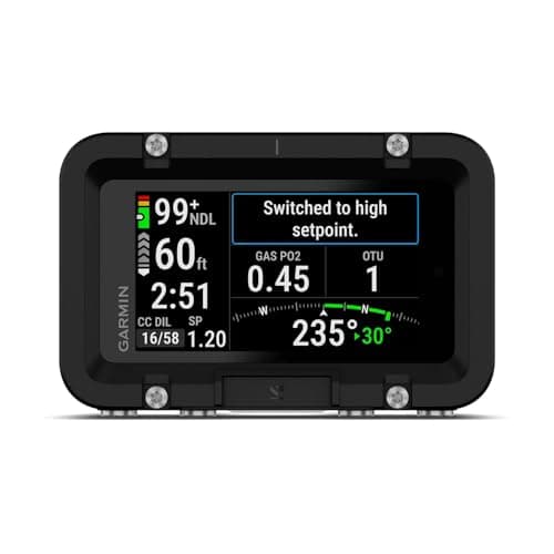 Garmin Descent™ X50i, Premium Dive Computer, 3" Touchscreen Display, 20 ATM Dive-Rated with Leakproof Buttons