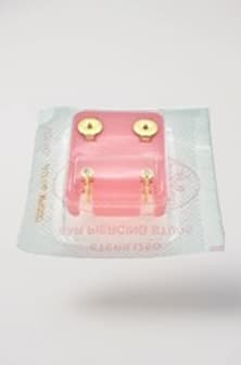 Professional Sterilized Piercing Earrings Ear Studs in Pcs Mini Antique Gold Studs 1Pair Individually Packaged Style Ear Stud Fashion Jewellery For Unisex Adult