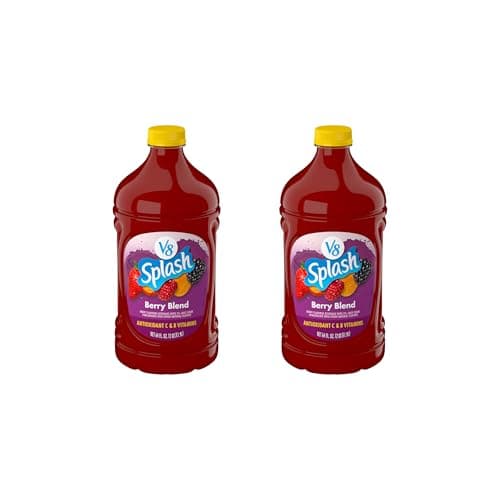 V8 Splash Berry Blend Flavored Juice Beverage, 64 fl oz Bottle (Pack of 2)