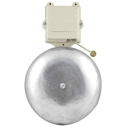 - MME Metal Automatic School Timer Gong Bell, 6 inch (Silver)