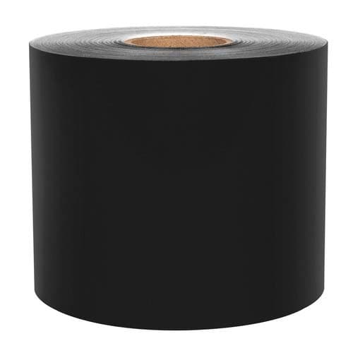 LabelTac 4"x150' Premium Vinyl Supply (Black)