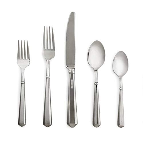 KATE SPADE Todd Hill 5-piece Flatware Set, 0.90 LB, Metallic