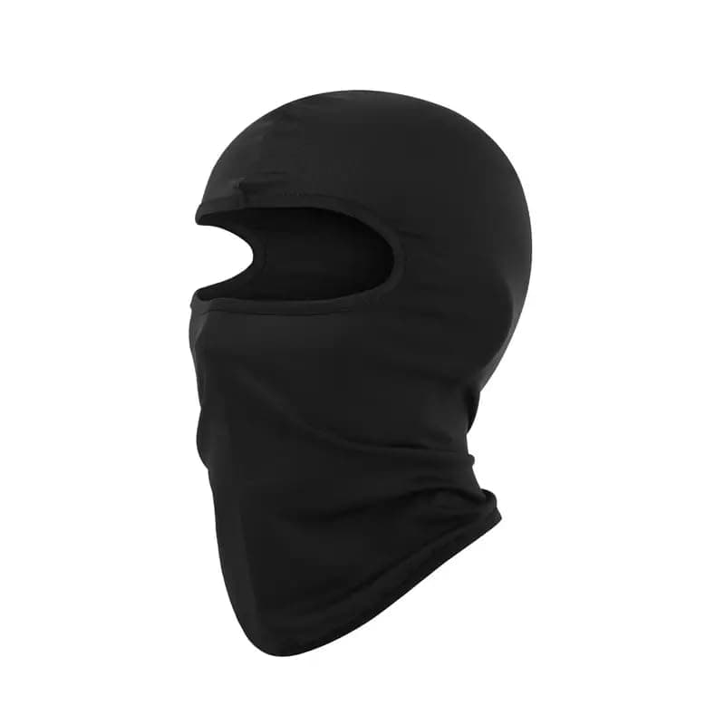 3 Hole Black Balaclava Ski Mask, Thin Full Face Mask for Men Women Motorcycle Bike Hunting Cycling Cap Ski