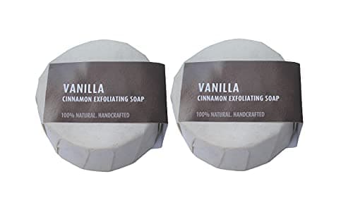 Coconess Vanilla & Cinnamon Soap | 100% Natural. Handcrafted | 100gms. (Pack of 2)