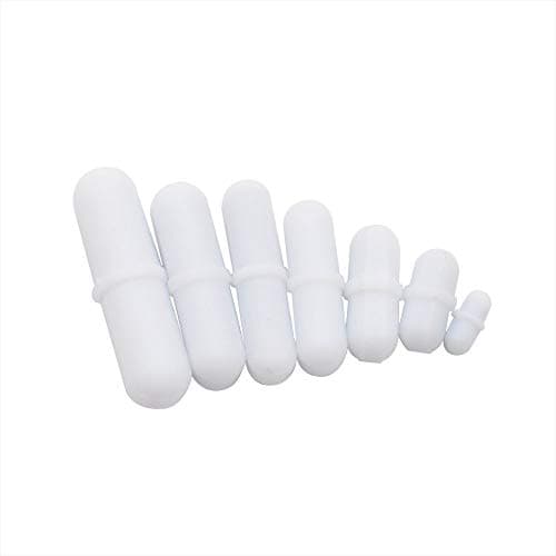 NTLLAB 7pcs/Pack Mixed Size PTFE Magnetic Stirrer Mixer Stir Bars Type-B