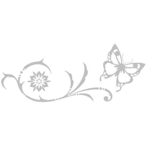 LightningSignsButterfly Etch Effect, Frosted Vinyl Window Sticker #1