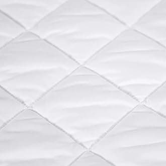 SERTA Power Clean Triple Action Quilted Soft Waterproof Mattress Pad Protector, Moisture Wicking Protection with 15" Deep Pocket, Twin XL, White