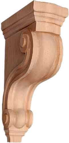 Inviting Home R59L Boston Maple Countertop Corbel, Large
