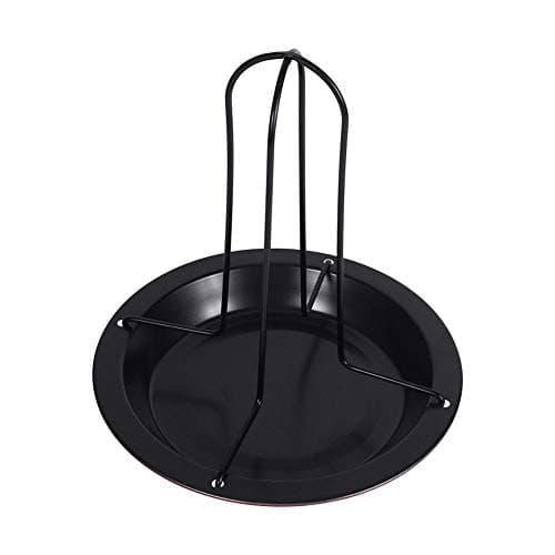 Non-stick Vertical Chicken Cooking Grill Rack With Pan Roasting BBQ Party Roaster Tray