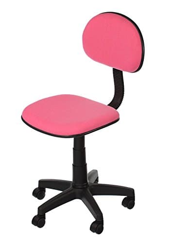 Computer Typist Chair Seat Office Study Desk Chairs exclusive to MCP (Pink Raspberry)
