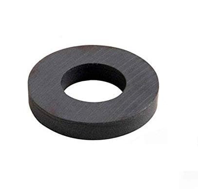Ferrite Round Ring Magnet Size OD 32mm X ID 18mm X Thickness 6mm or 32x18x6 mm (Pack of 10 pieces)