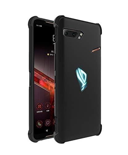 TIGERIFY Matte Finish Soft Rubberised Slim Fit Scratchproof Black Colour Back Cover Case for Asus ROG Phone 2