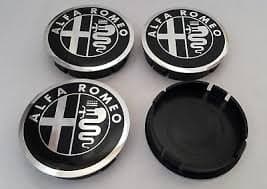 Alfa Romeo WHEEL CENTRE CAPS BLACK