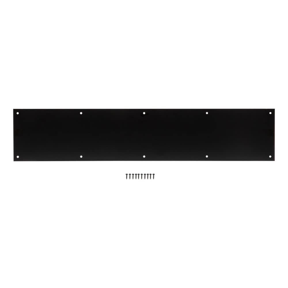National Hardware N270-352 Kick Plate, Matte Black