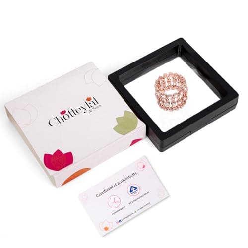 925 Sterling Silver Magic Ring Bracelet || Certificate of Authenticity & Folding Ring with 925 Stamped for Women and Girls Gift (Ring 2.2cm - Bracelet 6.5cm)