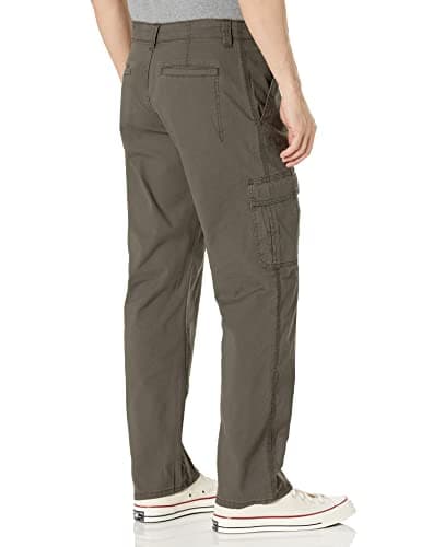 Wrangler Authentics Mens Relaxed Fit Stretch Cargo Pant