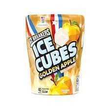 Ice Breakers Ice Cubes Chewing Gum, Sugar Free, Golden Apple Flavor, 2 Count