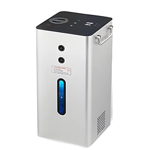 Hydrogen Inhalation Machine 300 ml/min, 99.99% High Purity H2 Hydrogen Inhaler, 5 Intelligent Detection Systems, 4 Hours Continuous H2 Supply(Color:double suction)