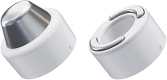 TheraFace PRO Microcurrent Facial Device - 8-in-1 Compact Face Massager, Facial Kit & Face Sculpting Tool with LED Light Therapy (White - Hot and Cold Rings)