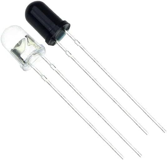 SmStRonic 5mm IR Transmitter and Receiver LED Tx Rx Pair Photodiode [2PCS]