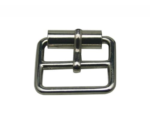 Generic Metal Silvery Rectangle Buckle with Slider Bar 0.7" X 0.5" Inside Dimensions for Belt Handbag Strap Keeper Accessories Pack of 25