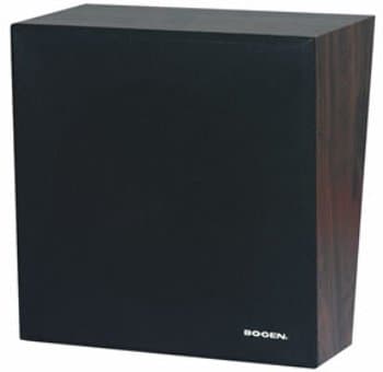 1W Self-Amplified Wall Baffle , - Bogen Self-Amplified Wall Baffle Speaker- 1 Watt- 8" Cone Speaker- Operates On 24V Dc- Self-Contained 1-Watt Amplifier- Interfaces With Standard 600-Ohm Telephone Li