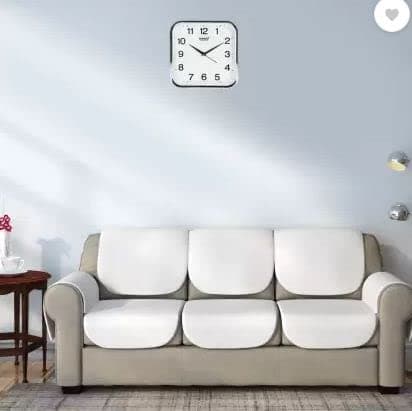 Kadio Analog 28 cm X 28 cm Wall Clock (White, with Glass, Standard)...
