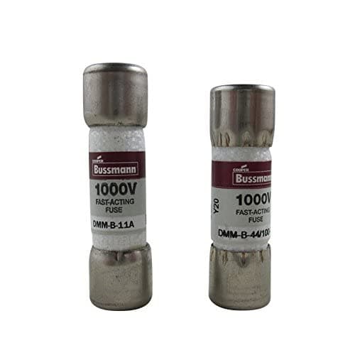 1- Combo Pack- 1-1000V DMM-11A & 1- DMM-44/100 44mA MULTIMETER BUSSMANN Replacement Fuse for FLUKE
