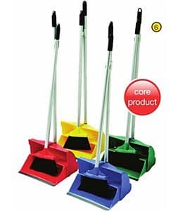 Ramon Lobby Long Handle Dustpan And Brush Set Red