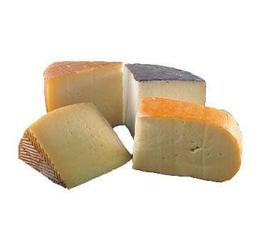 Fromage Marquis Spanish Cheese Sampler Assorted Box - 1.9 lbs - Manchego, Mahon, Idiazabal, Murcia al Vino