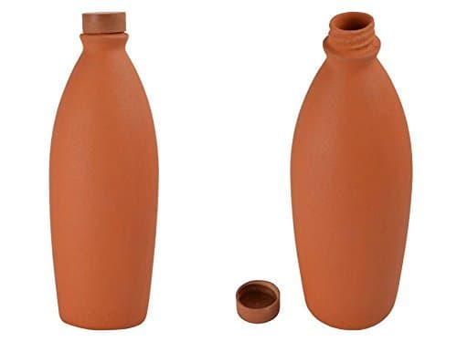 Clay Water Bottle (Pack of 2)