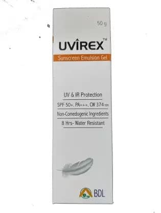 Uvirex Emulsion Gel Sunscreen SPF 50+ /N